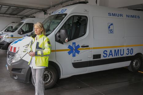 Élodie Jullian cadre de santé au SMUR