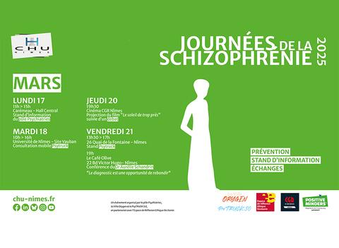 Affiche journées de la schizophrénie 2025